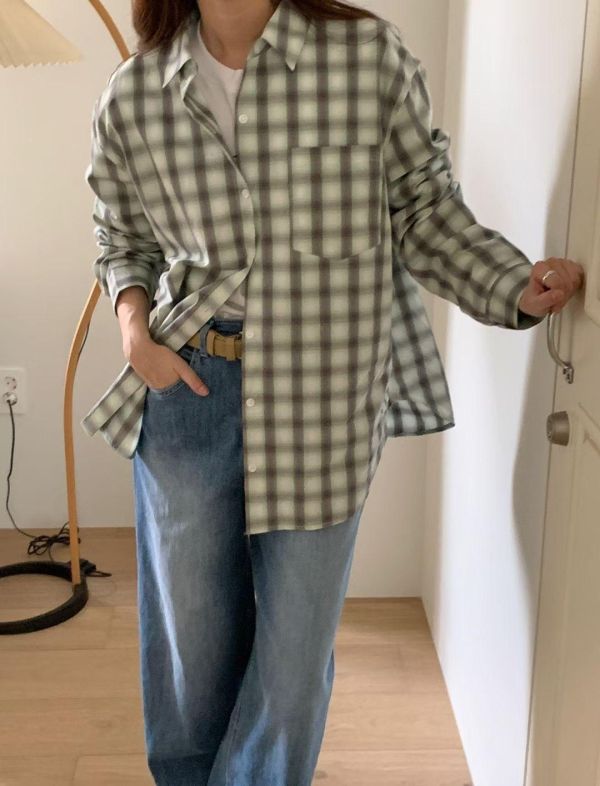 Mh316.全員必收完美霧格輕盈襯衫 