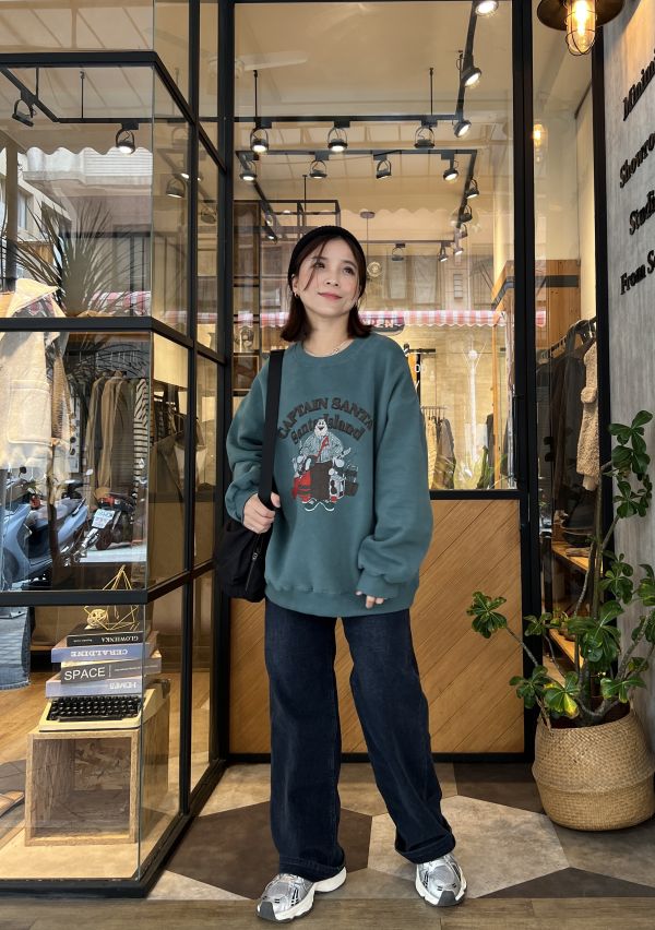 Dc117.p牌家超舒服內短絨牛仔褲 