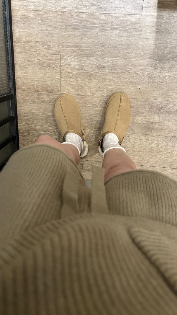 sp125.超Q連帽毛衣+短褲套裝/駝 