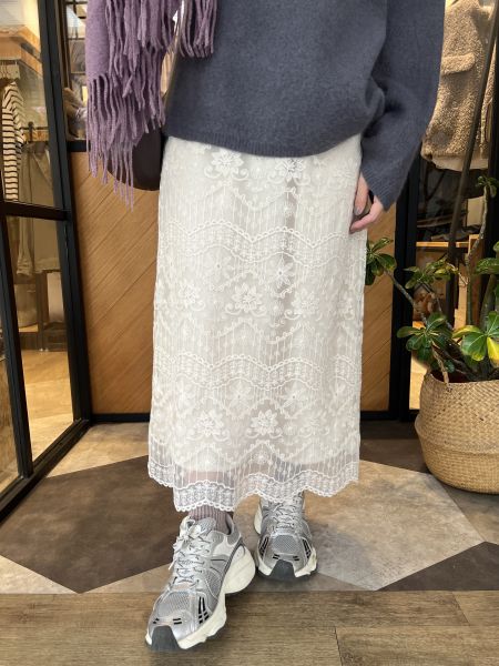 Dc119.超美雕花層次裙 