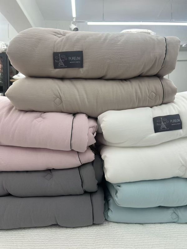 Kg68 簡約單色莫代爾四季被/奶茶 