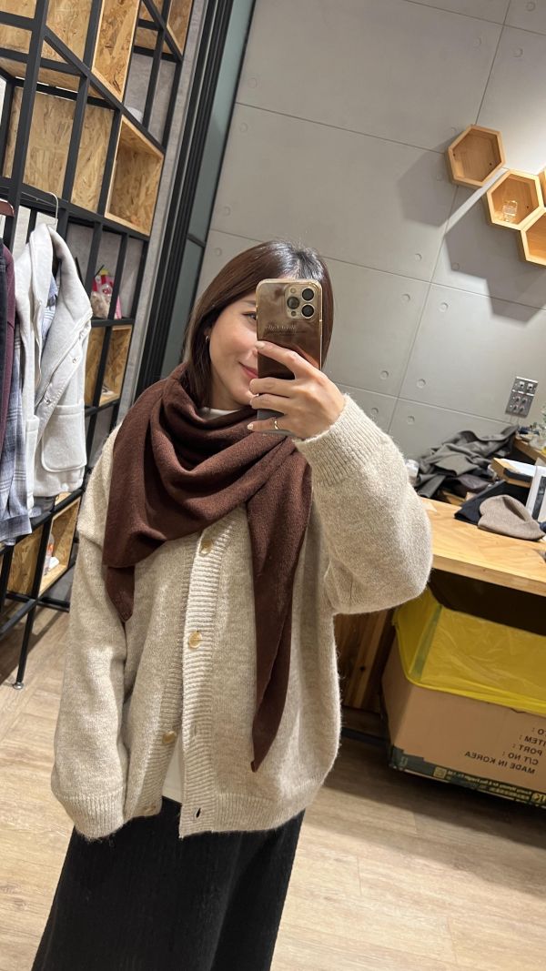 Sp127.100%羊絨披肩圍巾 