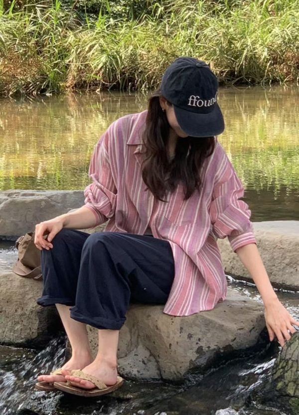 AAu15.美美配色直線衫 