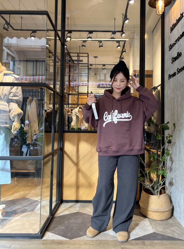 Hn111.必買質感美色連帽t! 