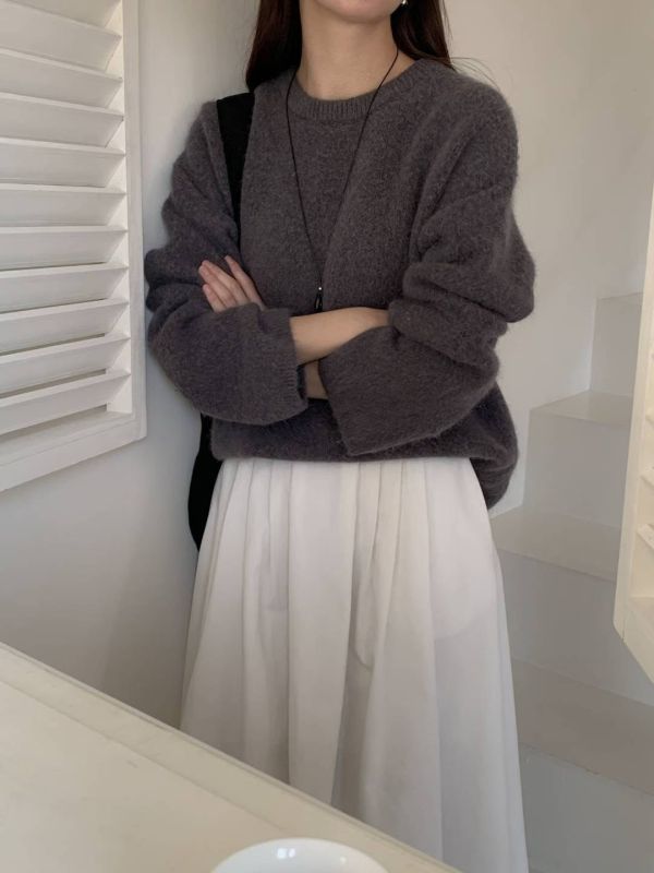 Dc107.自帶溫柔毛海軟Q毛衣 