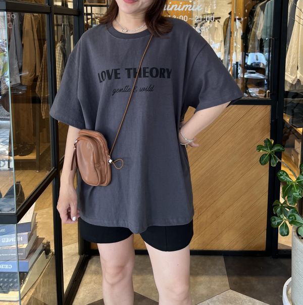 Ai09.Love水洗質感長版t 