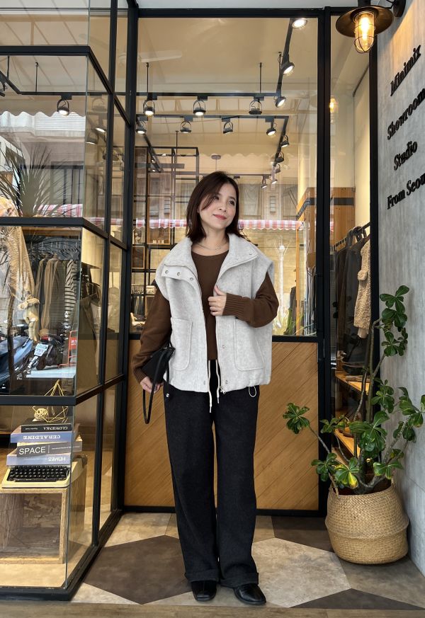 Dc118.必買彈性毛料神褲 