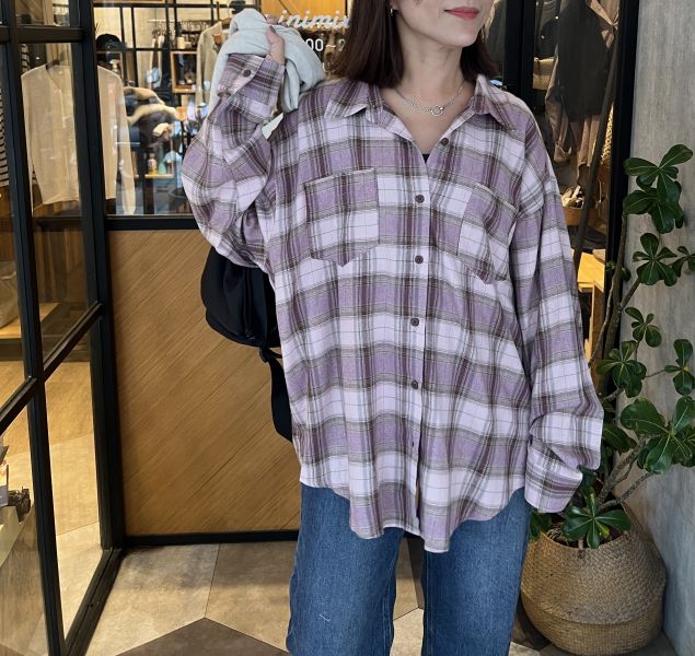 Nn121.可愛色系Chill 格衫 超Q的格衫！ 