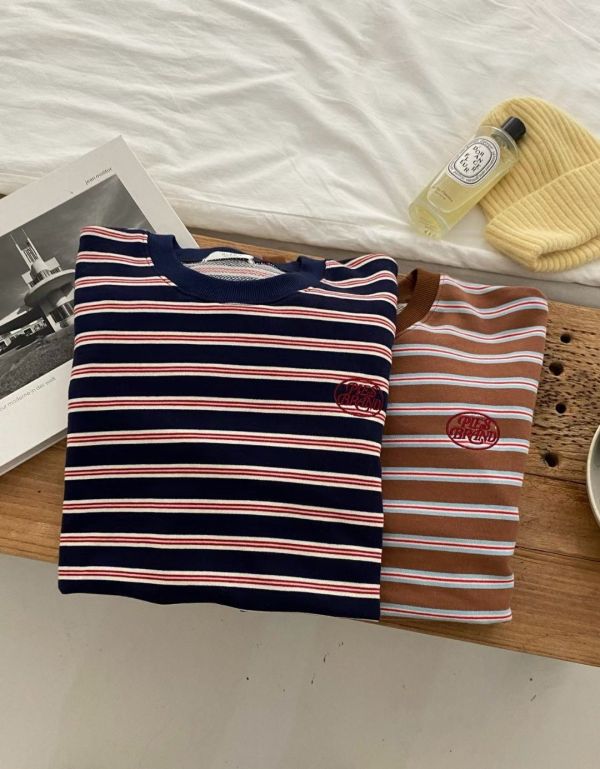 Nv103.好看配色條紋mtm 