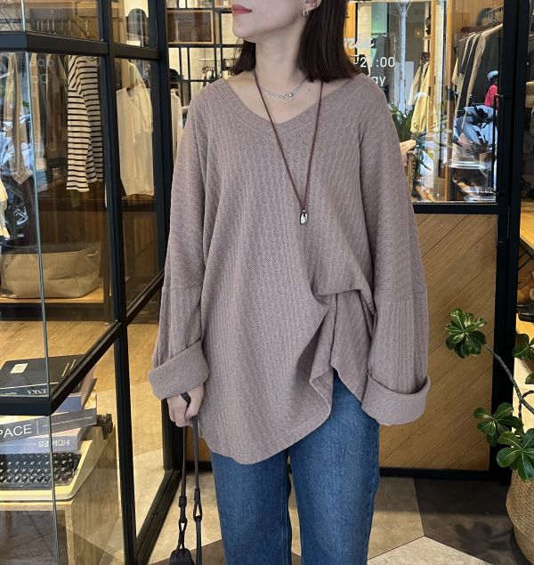 Nn106.類針織over慵懶t 