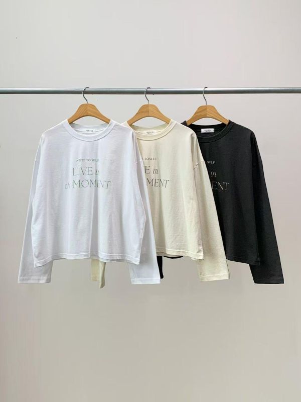 Ma307.質感小品英字t 