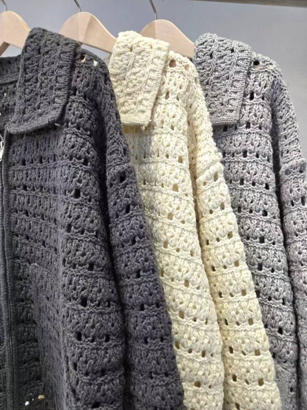 Dc120.超美編織鉤針外套 