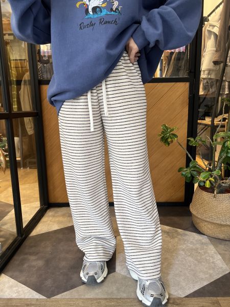 條紋舒服褲）包色（直播+1下單區） 