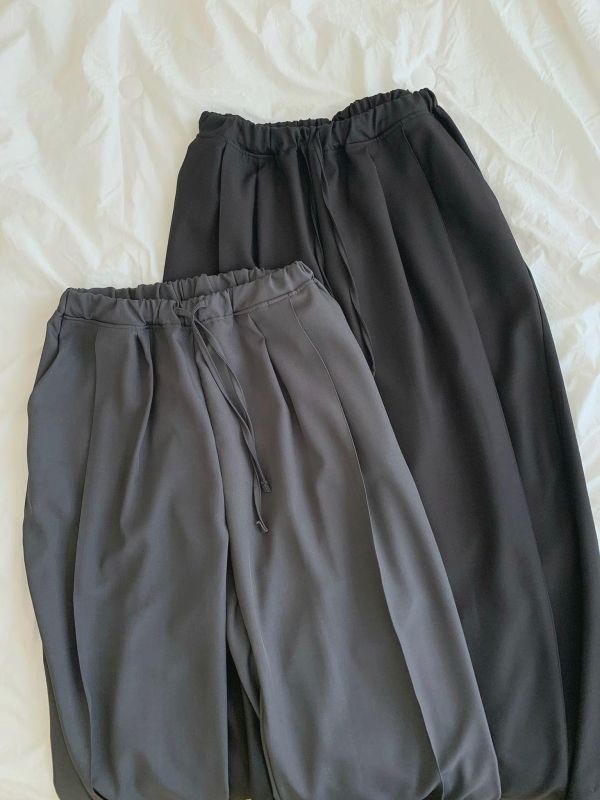 Ai17.不挑人西料寬褲 