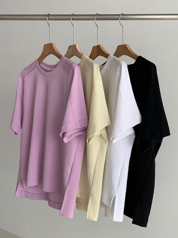 Ai07.質感愛牌側小開叉t 