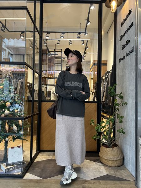 Jn102.質感水洗英字 