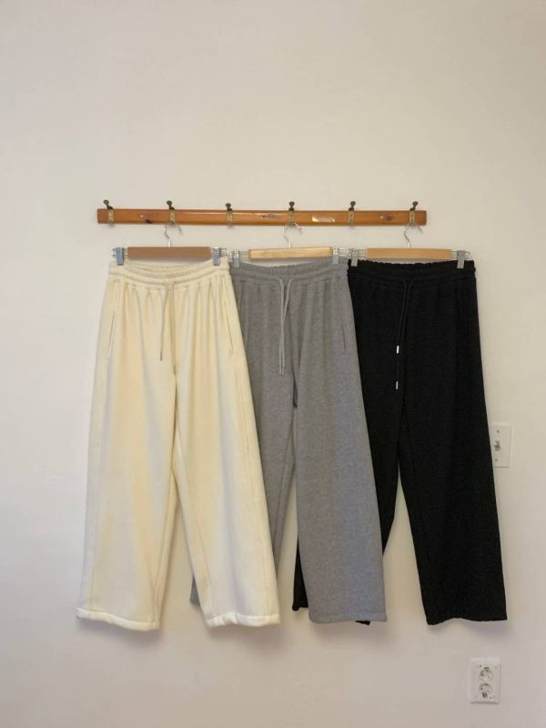 Dm120.穿了不想脫的超舒服磨絨棉褲 