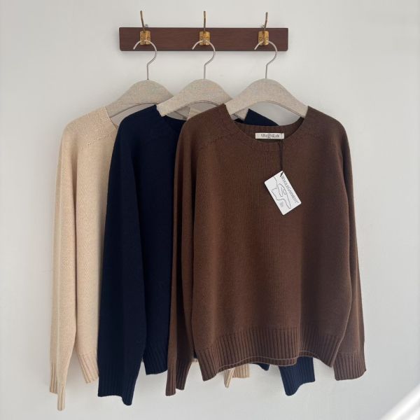 Dc104.一針到底cashmere 上衣 