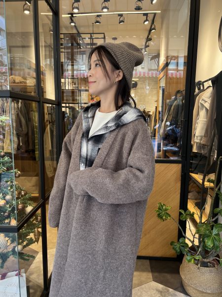 Dm113.時髦加分長版罩衫外套 