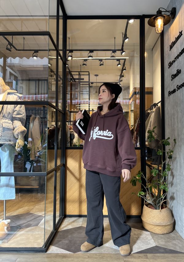 Hn111.必買質感美色連帽t! 