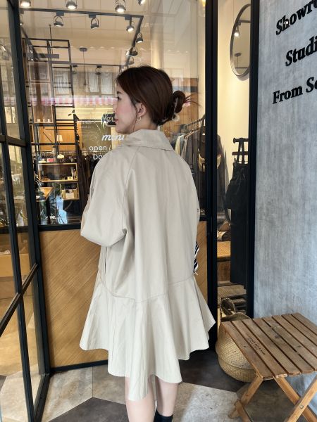 Tb119.超美裙擺風衣洋
