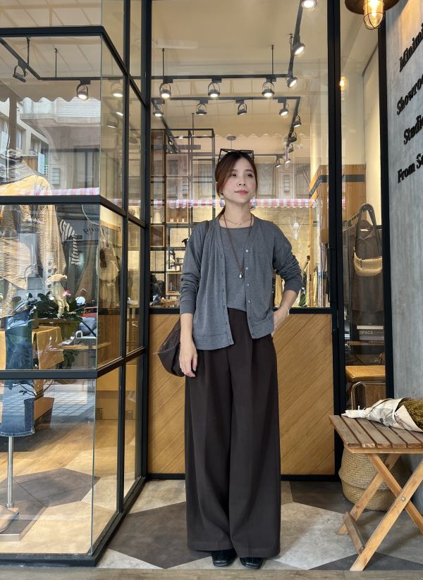 Nv112.全員必收霧面挺西褲 