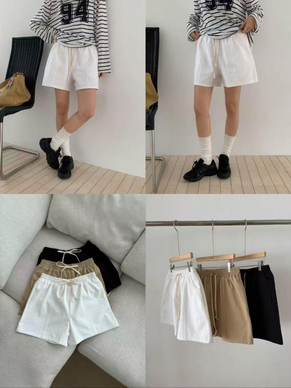 Ap414.中車線chill 抽繩短褲 