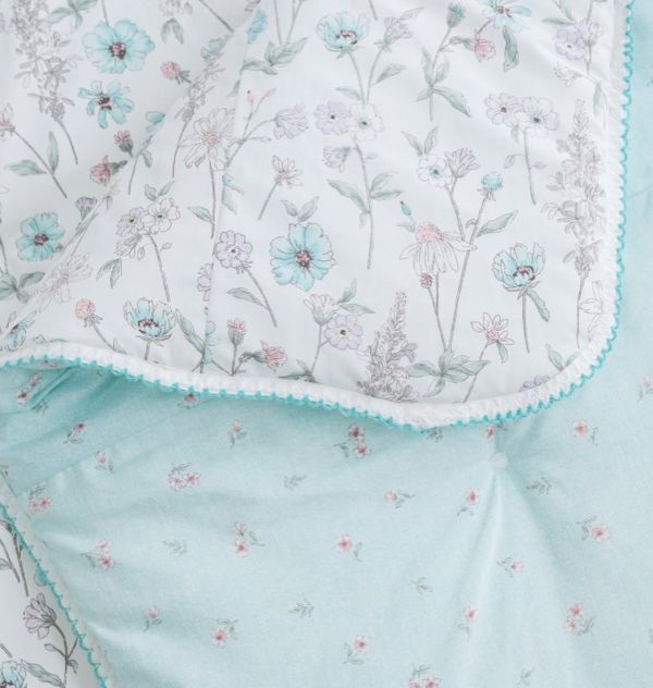 Kg17.花語系小雛菊四季被/藍 