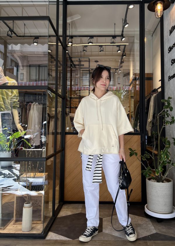 Mh314.超Q短袖連帽t 