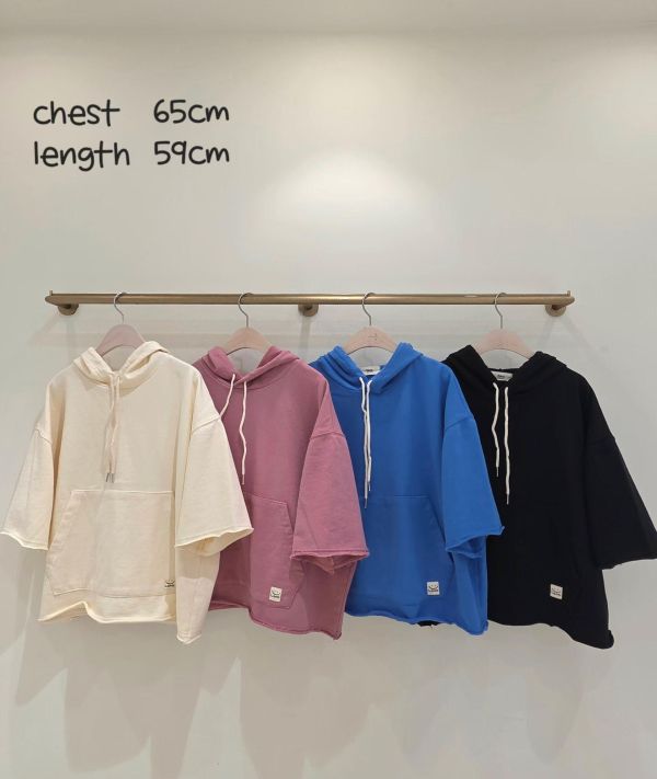 Mh314.超Q短袖連帽t 