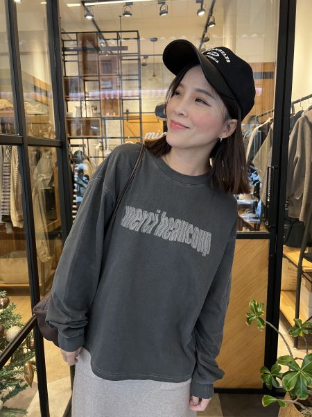 Jn102.質感水洗英字 