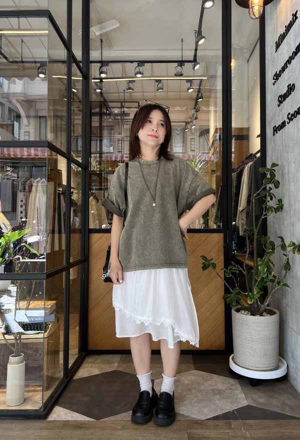 Mh322.必收仙氣層次裙 