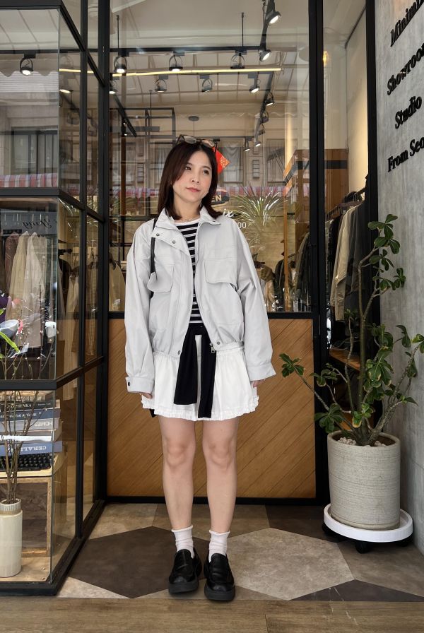 Mh323.必收超Q工風小外套 