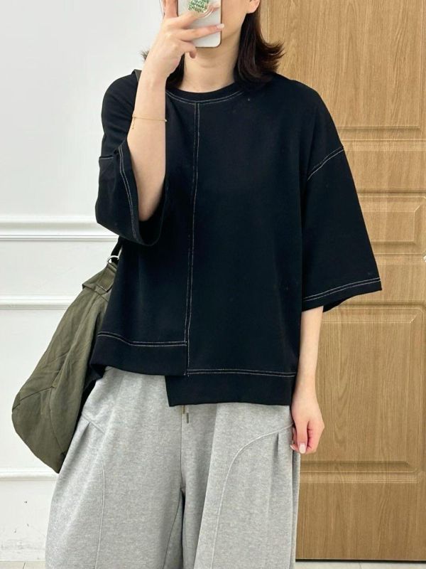 Mh310.最愛k牌家車線剪裁上衣 