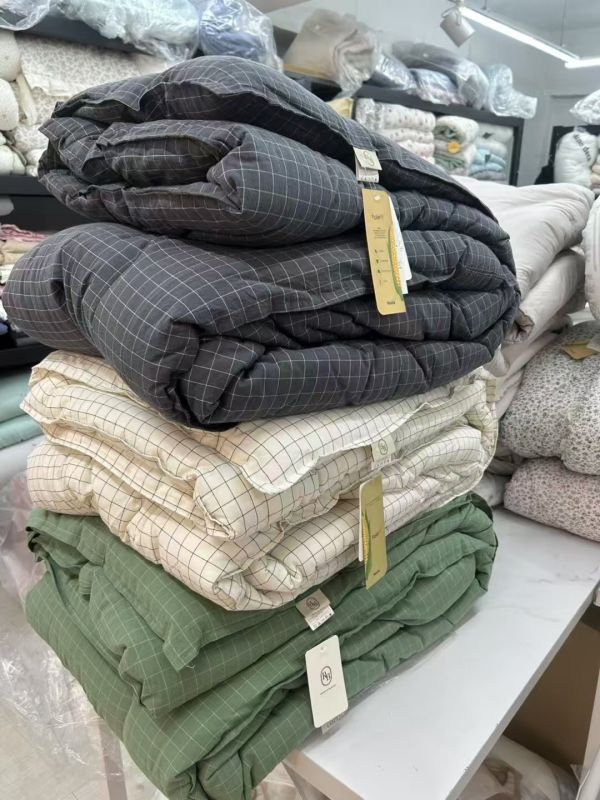 kg82.無印風線格四季被/白 