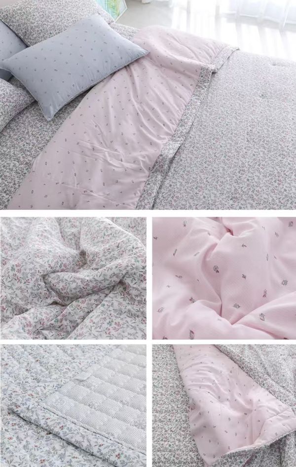 Kg71.100%莫代爾/花園小灰兔四季被/粉色 