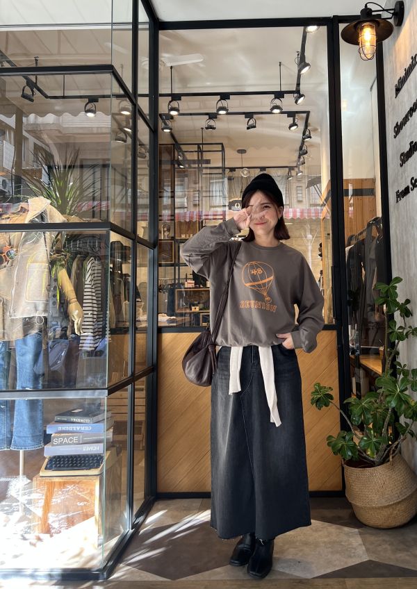 Nn101.愛牌家輕量大學t 