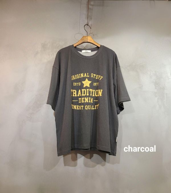 Ap405.質感水洗星星t 