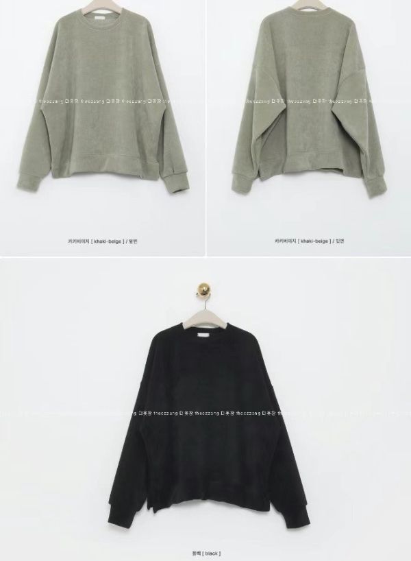 Aa66.闆娘私心推薦絨面超舒服大學T 