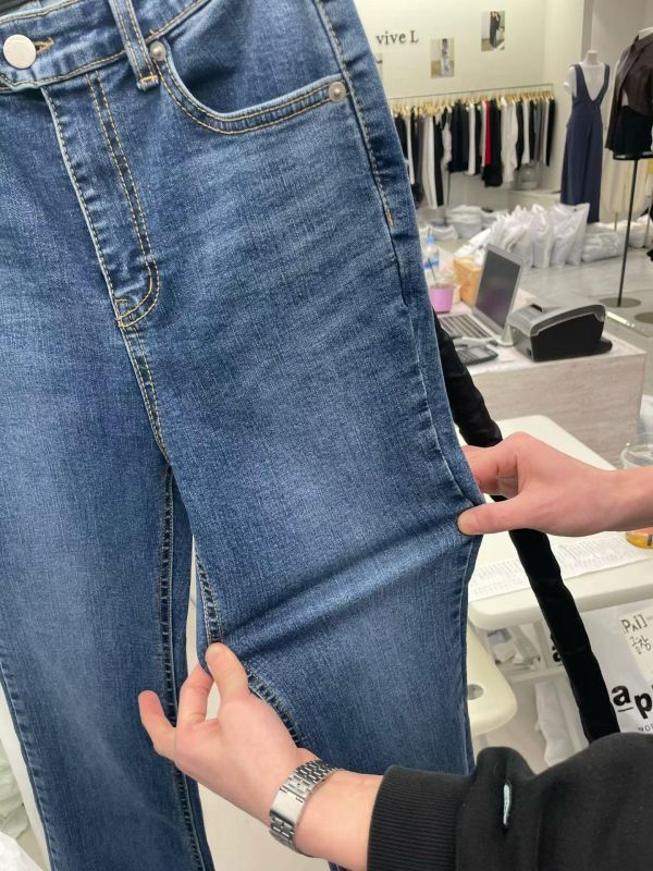 Ap427.p牌全彈性美腿靴型褲 