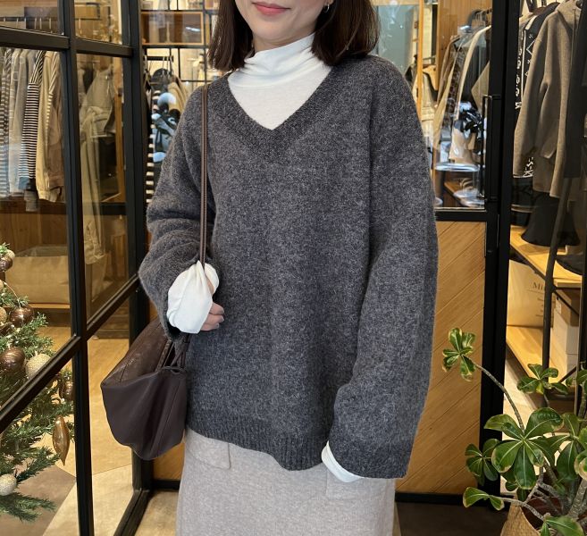 Jn105.必買軟綿v領羊毛毛衣 