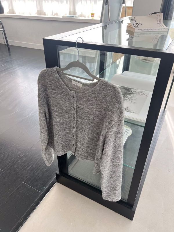 Dc103.完美比例混羊毛開釦衫 