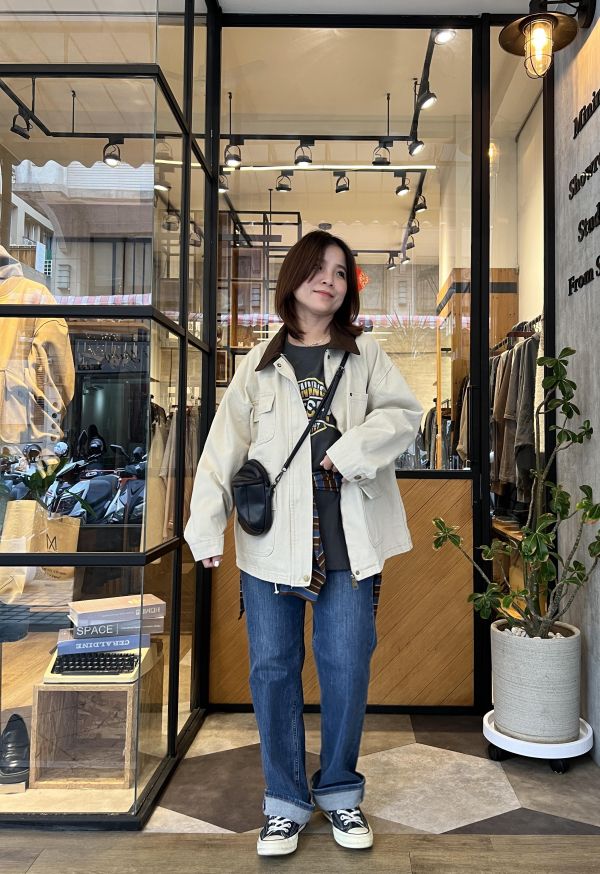 Ma325.必買拼領單寧外 