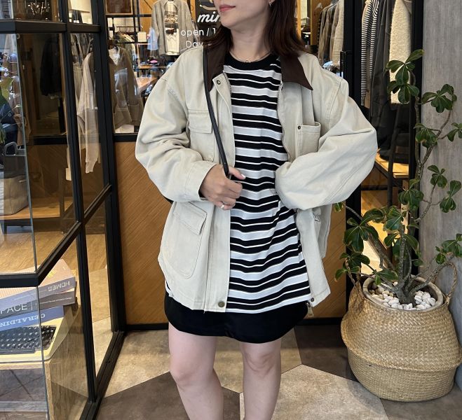 Ma325.必買拼領單寧外 