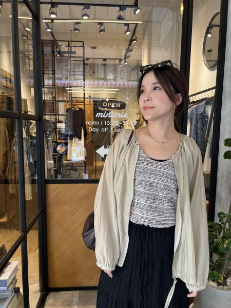 Ai10.渡假感混色針織背心 