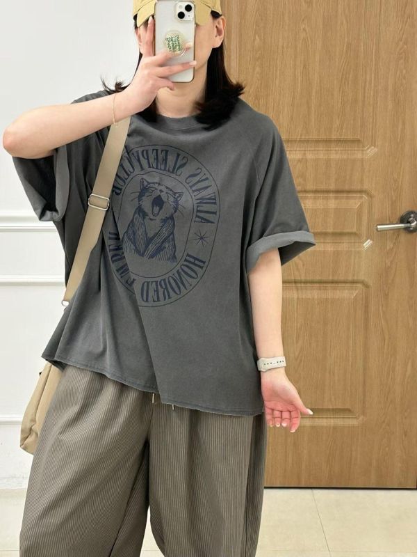 My506.k牌家可愛貓咪over上衣 