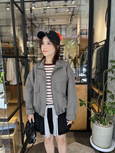 Mh323.必收超Q工風小外套 