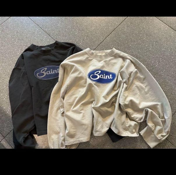 Sp113.好看水洗連袖t/奶杏 