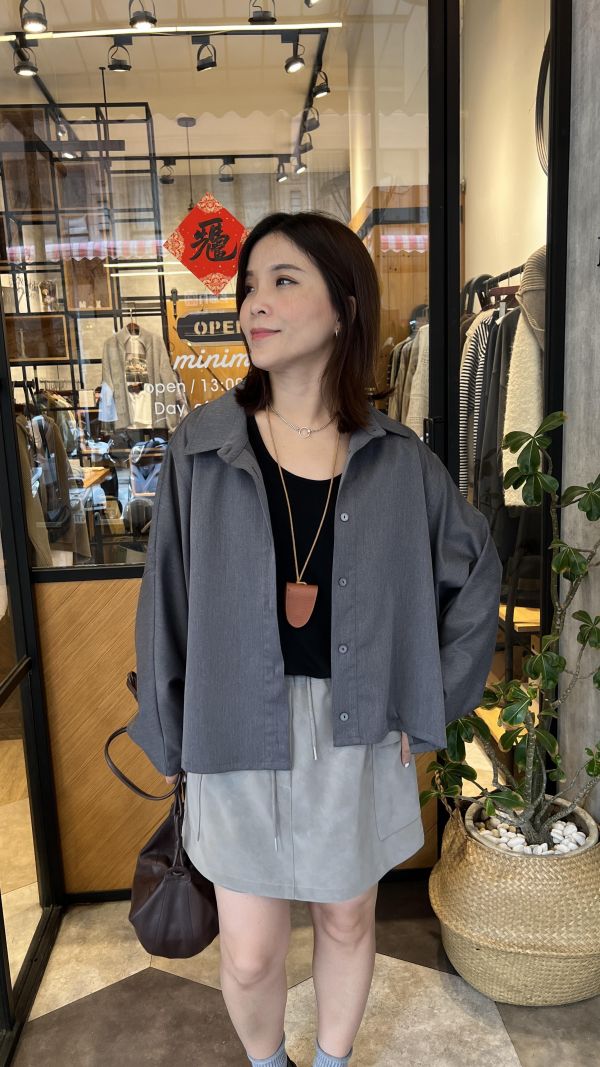 Ma314.最愛設計師檔口西料剪裁襯衫 