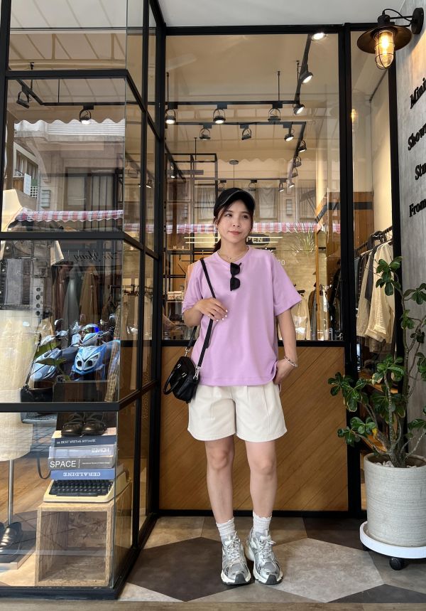 Ai29.不挑人奶油系短褲 